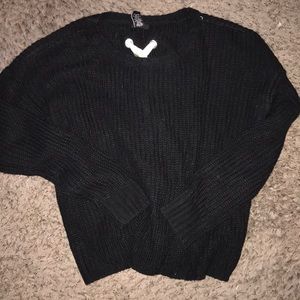 Black sweater